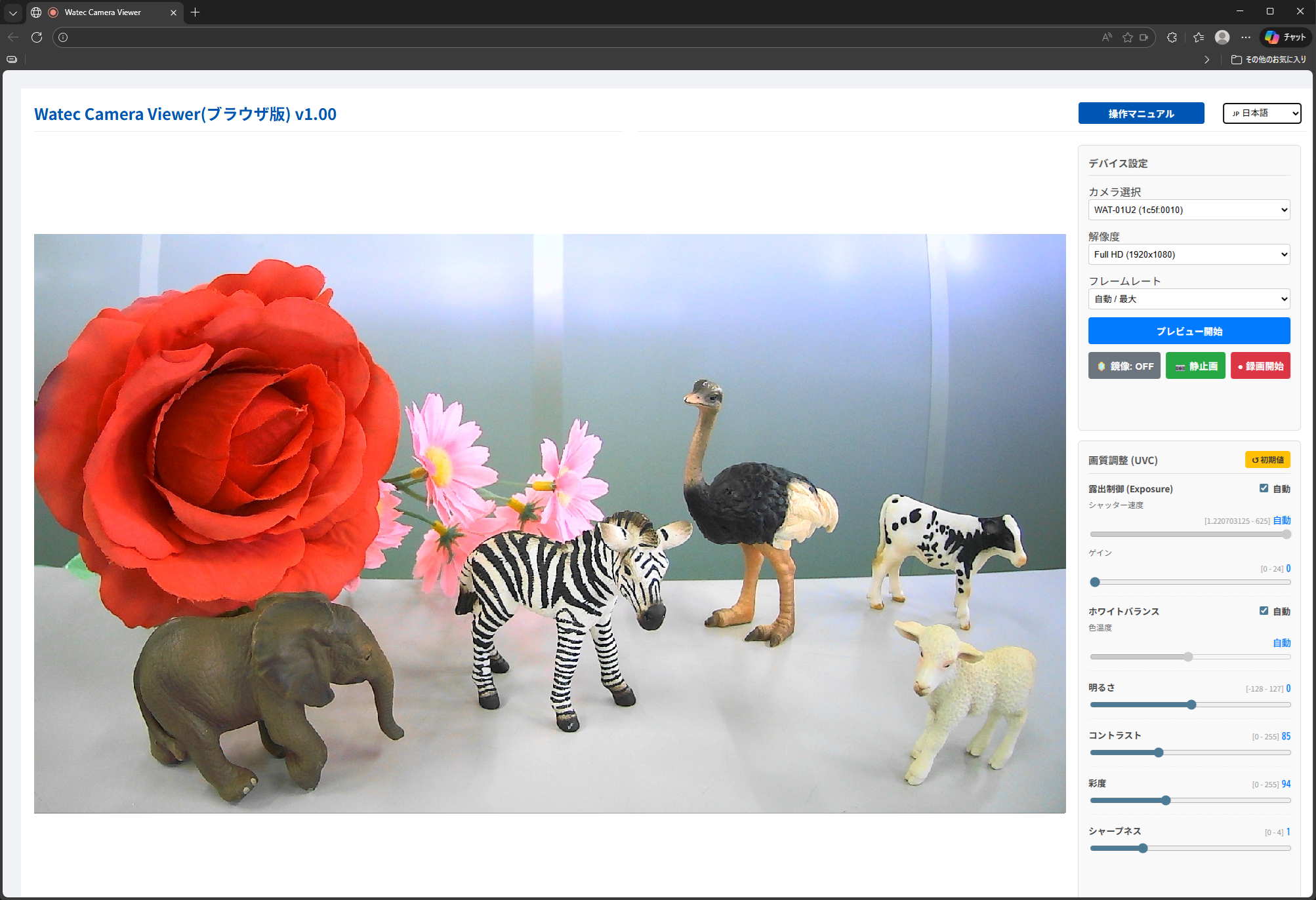 プレビュー表示中